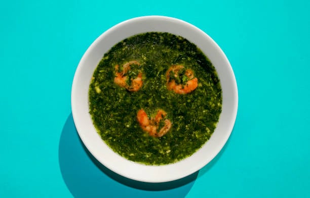 ملوخية بالجمبري&nbsp;