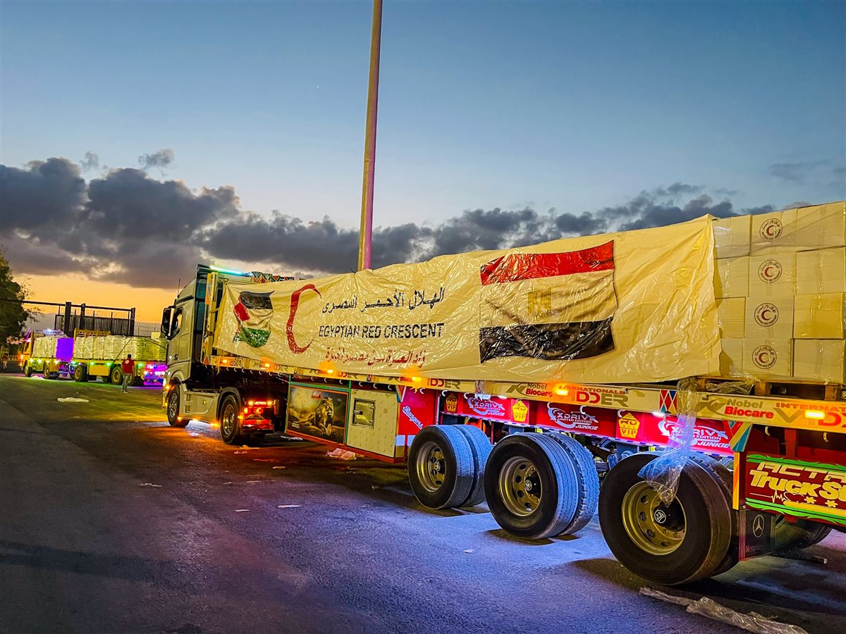 &nbsp;قافلة « زاد العزة.. من مصر إلى غزة»<br>&nbsp;