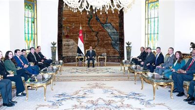 السيسي ووفد الكونجرس الأمريكي يبحثان وقف إطلاق النار بغزة