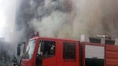 إصابة شخصين إثر نشوب حريق فى ورشة أثاث بدمياط