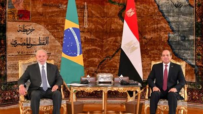السيسي ونظيره البرازيلي يتوافقان على أهمية وقف إطلاق النار في غزة