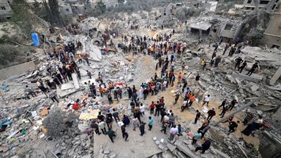 شهداء وجرحى في غزة مع بداية اليوم الـ134 للعدوان الإسرائيلي