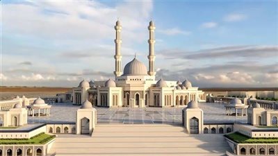 بدء شعائر صلاة عيد الفطر من مسجد مصر الكبير بالعاصمة الإدارية 