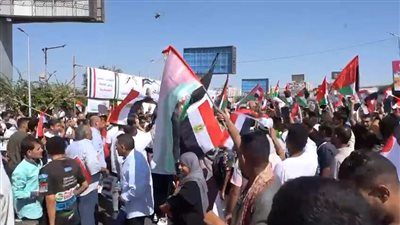 بإعلام فلسطين.. آلاف المصريون يشاركون بمسيرات حاشدة لدعم القضية الفلسطينية (صور)