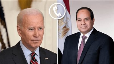 السيسي ونظيره الأمريكي يبحثا مجمل الأوضاع في المنطقة
