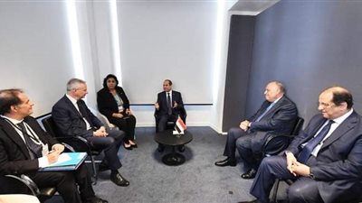 السيسي يبحث مع وزير المالية الفرنسي التعاون الاقتصادي المشترك