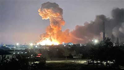 سماع دوي انفجار جنوب مدينة أوديسا في أوكرانيا