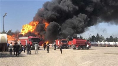 حريق هائل يلتهم ورشة كاوتش بالمنيا دون أضرار بشرية
