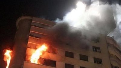 نشوب حريق داخل شقة سكنية بالجيزة وإصابة شخصين