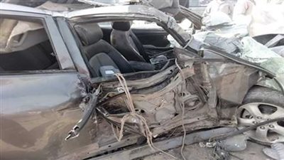 حادث انقلاب سيارة يصيب 4 أشخاص فى الدقهلية