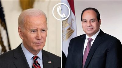 السيسي يتلقى اتصالاً هاتفياً من نظيره الأمريكي