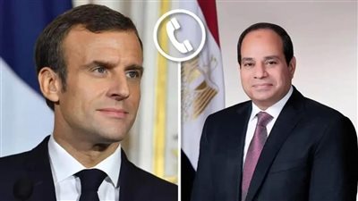 السيسي وماكرون يتشاوران بشأن التصعيد في قطاع غزة