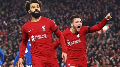 ليفربول يستعرض سلسلة مساهمات صلاح على ملعب الأنفيلد