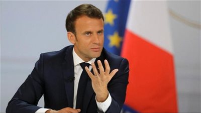 الرئيس الفرنسي يدعو لوقف توريد الأسلحة للكيان المحتل