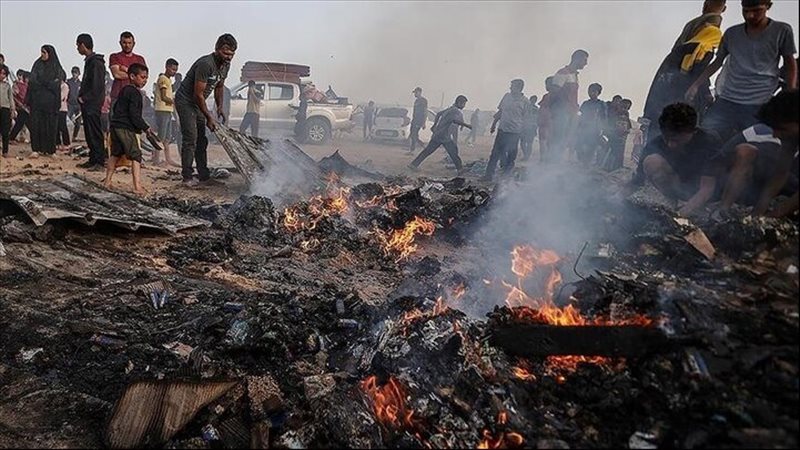 خيمة للنازحين 