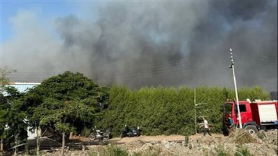 حريق هائل يلتهم مصنع ملابس بالمحلة الكبرى.. واستنفار أمني للسيطرة