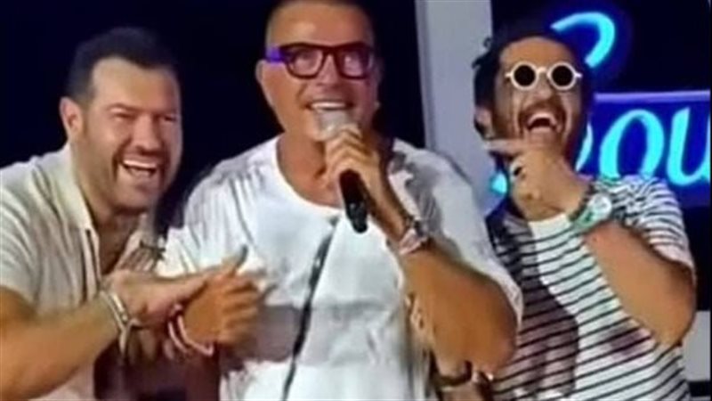 عمرو دياب وأحمد حلمي