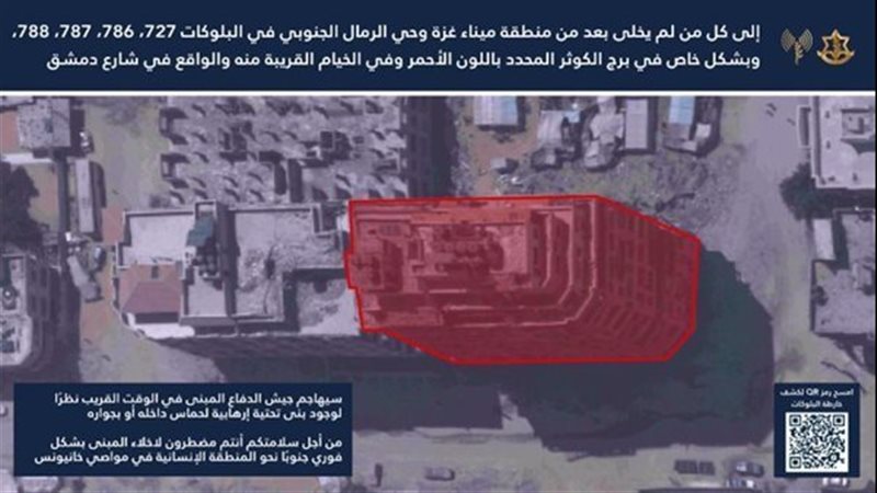 الاحتلال يطالب سكان