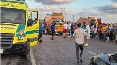 حادث مروع بالعياط.. مصرع وإصابة 3 في تصادم دراجة وتروسيكل