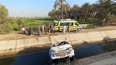 حادث مروع بالدقهلية.. إصابة 9 أشخاص إثر انقلاب ميكروباص بترعة