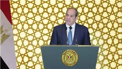نص كلمة الرئيس السيسي خلال احتفالية الأوقاف بليلة القدر