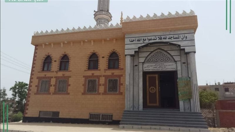افتتاح مسجد بقرية