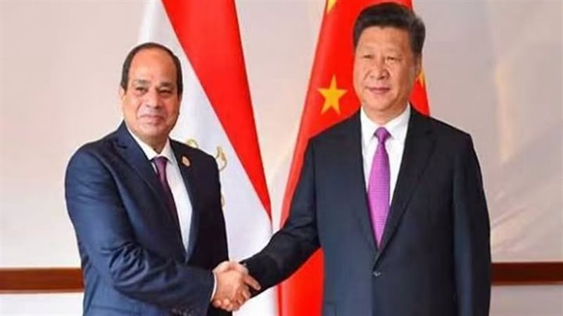 الرئيس السيسي - الرئيس الصيني